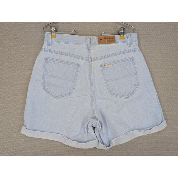 Riders Denim Jeans Shorts Size 14M High Waisted USA Light Blue Vintage -0925F84 - Picture 2 of 7